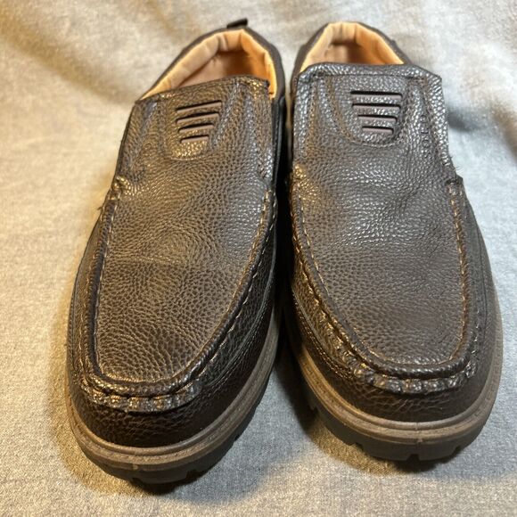 Vintage 90’s Polo Ralph Lauren Slip On Parker Loafers Leather Mens 10.5 main image 4